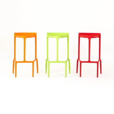 Tabouret haut coloré TILCO