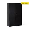 Armoire à rideaux H.180 cm FLAP le coloris ::noir  le type de votre produit ::Monobloc