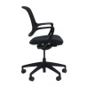 Fauteuil de bureau HARPO noir - côté Fauteuil de bureau HARPO noir - côté