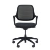 Fauteuil de bureau HARPO noir - face Fauteuil de bureau HARPO noir - face