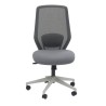 Fauteuil de bureau RINA gris clair face