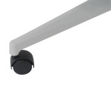 Roulette du fauteuil de bureau RINA gris clair