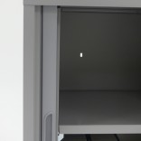 Système de fixation de l'étagère de l'armoire métallique à volet, 100 cm de haut