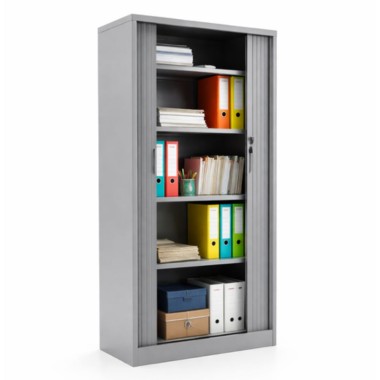 Armoire métallique à rideaux H. 180 cm