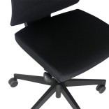 Fauteuil de bureau LightUp 250 - vue sur l'assise sans accoudoirs