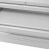Meuble à plans 6 tiroirs gris clair - vue sur les tiroirs de près