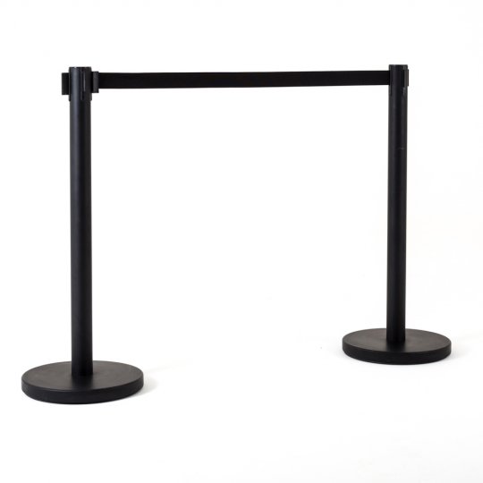 Photo de Poteau de guidage FLEX, sangle 3m – vue 3/4 Photo de Poteau de guidage FLEX, sangle 3m – vue 3/4