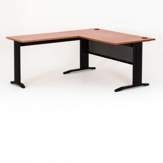 Bureau d'angle QUADRA avec retour accroché