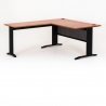 Bureau d'angle QUADRA avec retour accroché