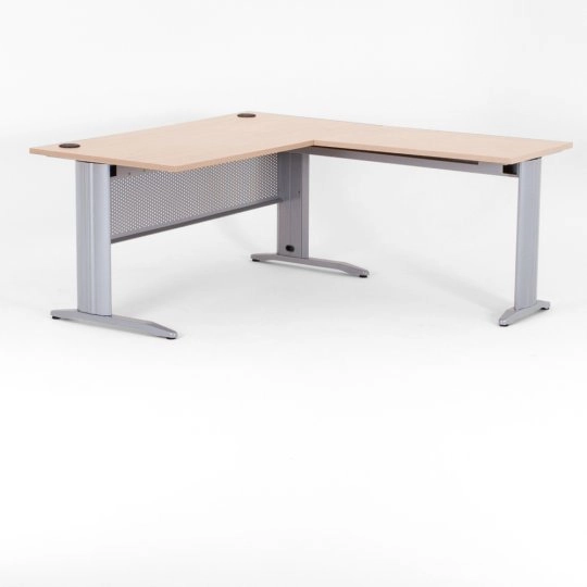 Bureau d'angle QUADRA avec retour accroché