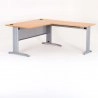 Bureau d'angle QUADRA avec retour accroché