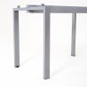 Bureau droit OPTIMUM avec caisson HB bois