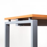 Bureau droit OPTIMUM avec caisson HB bois