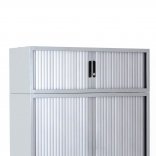 Réhausse FLAP pour armoire à rideaux H.195 cm FLAP, aluminium