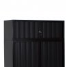 Réhausse FLAP pour armoire à rideaux H.195 cm FLAP, noir