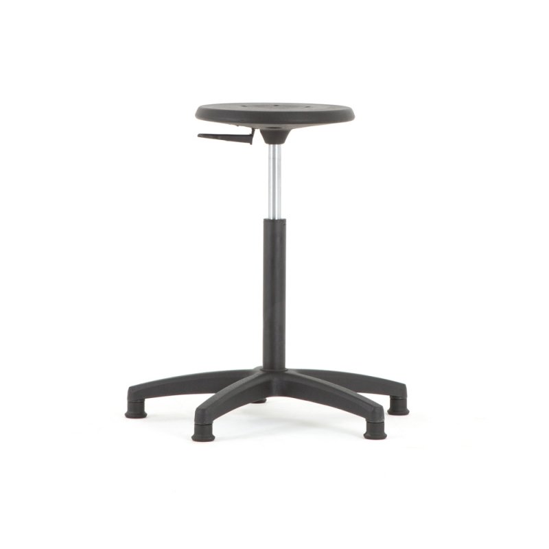 Tabouret technique, réglable en hauteur REX - BDMobilier