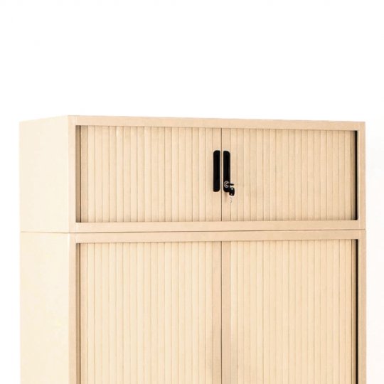 Réhausse FLAP pour armoire à rideaux H.195 cm FLAP, beige Réhausse FLAP pour armoire à rideaux H.195 cm FLAP, beige