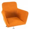 Fauteuil d'accueil AERO orange vue zoom