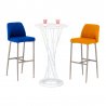 Table haute TOURBI avec 2 tabourets Scandi