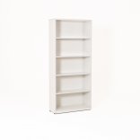 Bibliothèque en bois, blanc