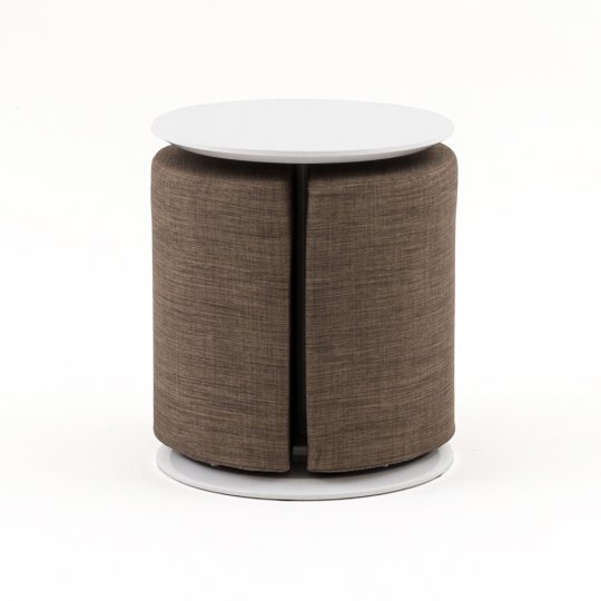 Table basse DUO avec pouf intégré Table basse DUO avec pouf intégré
