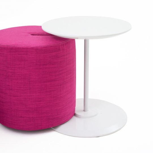 Table basse DUO avec pouf intégré Table basse DUO avec pouf intégré