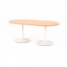 Table de réunion ovale ZETA L.190 cm en coloris hêtre 