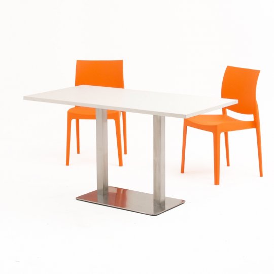 Table de pause KAF rectangulaire 138x68 cm avec 2 chaises IPSY Table de pause KAF rectangulaire 138x68 cm avec 2 chaises IPSY
