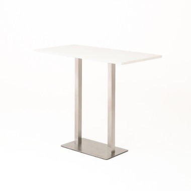 Table haute rectangulaire KAF, L.136 x L.68 x H.112 cm