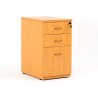 Bureau droit OPTIMUM caisson HB bois