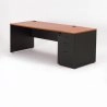 Bureau droit MADERA + caisson hauteur bureau P.80 cm