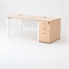 Bureau droit OPTIMUM caisson HB bois