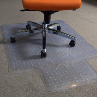 Tapis de protection sol pour chaise/fauteuil de bureau Transparent