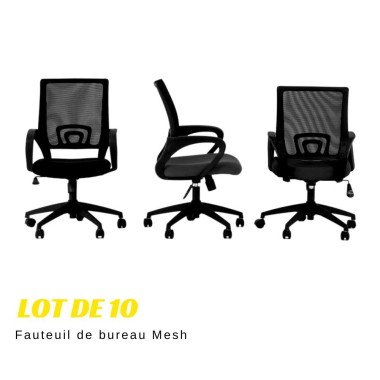 Lot de 10 Fauteuils Mesh