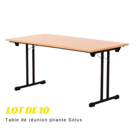 Lot de 10 Tables de réunion pliantes Solus