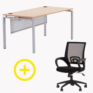 Pack Bureau Optimum + Fauteuil Mesh