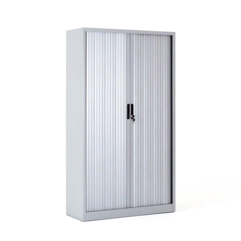 Pack Bureau Quadra + Armoire à rideau BD Mobilier