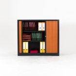 Armoire basse à rideaux FLAP