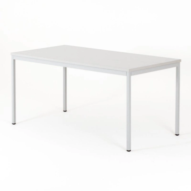 Table rectangulaire 4 pieds L.120 cm x P.60 cm Eco Grise