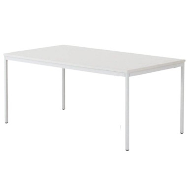Table bureau rectangulaire 4 pieds L.140 cm x P.70 cm Eco Grise
