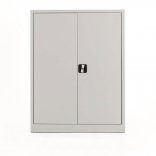 Armoire basse métallique H.120 cm, portes battantes ROBUST, fermée