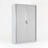 Armoire à rideaux H.180 cm FLAP le coloris ::gris clair 
