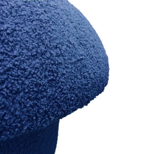 Pouf bouclette H.45 cm TOAD  Charge max (kg):Jusqu'à 110 kg Charge max (kg):De 110 kg à 140 kg Matière chaise:Bouclette Type de 