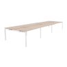 Bureau open space 6 personnes OPTIMUM avec flap