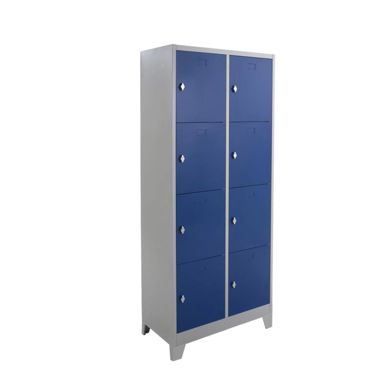 Casier scolaire 8 casiers en H.192x L.80 cm | BD Mobilier