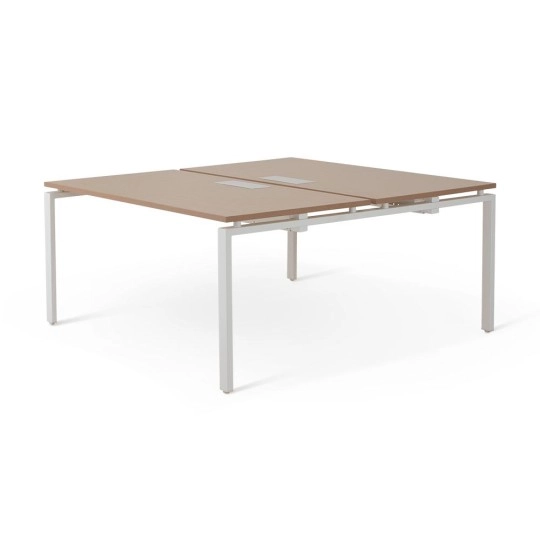 Bureau 2 personnes OPTIMUM avec flap
