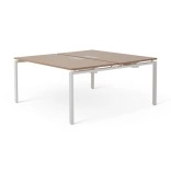 Bureau 2 personnes OPTIMUM avec flap
