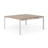 Bureau 2 personnes OPTIMUM avec flap