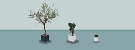 Plante artificielle bureau