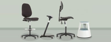 Chaise de caisse et d'atelier